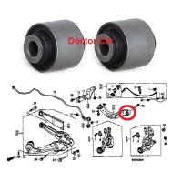 ราคา Doctor Car บูชอาร์มหลัง บูชปีกนกหลัง บูชคานหลัง ฮอนด้า ซีวิค Honda Civic FD 2005-2012 (3463382636)