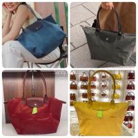 ราคา พร้อมส่ง * Longchamp le Pliage Green ไซส์ S(M) หูยาว - shop เรียก M Long (12643236094)