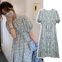 ราคา Mommy Dress ชุดคลุมท้องหญิงตั้งครรภ์ลายดอกไม้เดรสยาว (10317266740)