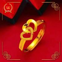 ราคา แหวนทองชุบ ลายหัวใจ หนัก1สลึง (16199063536)