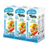 ราคา กล่องน้ำผักและน้ำผลไม้Tipco1 x6 สูตรหวานน้อย180มล. น้ำผักผสมน้ำผลไม้รวมทิปโก้ทิปโก้1 1กล่องน้ำผักและน้ำผลไม้TipcoMixedV (21472434331)
