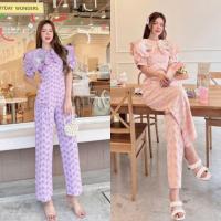 ราคา ป้าย Bo rich taจั้มสูทดางเกงขายาวคอปกงานปักผ้สทอสวยๆ ใส่สบายตามแบบ (22581136209)