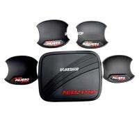 ราคา เบ้ารองมือเปิด+ฝาถังโลโก้แดง PAJERO ปาเจโร่ สปอร์ต ปี2015-2020 ดำด้านมีโลโก้(เบ้ากลม) (8625841968)