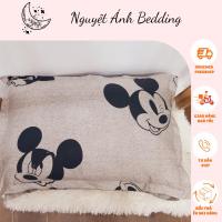 ราคา ปลอกหมอนผ้าฝ้ายโพลีลายมิกกี้เมาส์สีเทาปลอกหมอนสวยน่ารัก-ไม่สอดใส่-ขนาด 45x65 (25325229570)