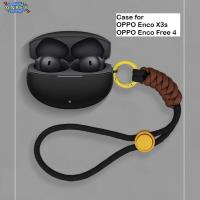 ราคา for OPPO Enco X3s Protective Case Nylon Lanyard Soft Cover OPPO Enco Free 4 Shells Washable Housing Anti Dust Sleeve Hand Rope Strap Accessories (56600718292)