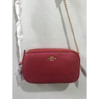 ราคา CROSSBODY POUCH (COACH F72490) TRUE RED/IMITATION GOLD (10407559722)