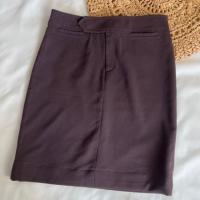 ราคา ESPRIT กระโปรงทรงเอ กระโปรงทำงานสีน้ำตาลเข้ม งานแบรน (7986643986)