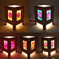 ราคา โคมไฟกรอปไม้ขนาดจิ๋ว กระดาษสาแฮนด์เมดลายดอกไม้ (7867953025)