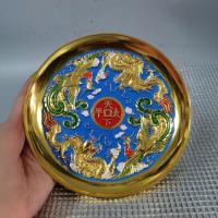 ราคา โบราณขายส่งแผ่นทองแดงที่มีสีสันโลก ไทปิง จาน ร่อน จานคอลเลกชันวัตถุเก่าบ้านหัตถกรรมเครื่องประดับ (42874469706)