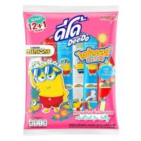 ราคา Deedo Ice lolly Drink Flavoured ดีโด้ เครื่องดื่มหวานเย็นกลิ่นต่างๆ 1 แพค 420 มล. (35 มล. x 12 หลอด) (8498168387)