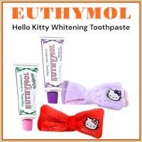 ราคา [EUTHYMOL] ยาสีฟัน Hello Kitty Whitening 106g พร้อมที่คาดผมคิตตี้ (แดง/ม่วง) (29967863129)