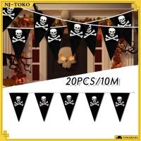 ราคา 20 ชิ้น/10 ม. One Piece Viral แขวนธงสามเหลี่ยมวัสดุ PE เหมาะสําหรับเทศกาลหรือแขวนในบ้าน (55500708780)