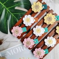 ราคา กิ๊บติดผมไหมพรมลายดอกไม้ (กิ๊บป๊อกแป๊ก) (13899591562)