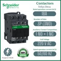 ราคา (ต้นฉบับ 100%) CONTACTOR LC1D18M7 SCHNEIDER / CONTACTORNEIDER LC1D18 M7 18A (AC-3) 220V คอนแทคแม่เหล็ก (43070815387)