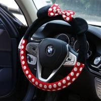 ราคา MINNIE 0Minnie Mouse MICKEY Mouse ที่หุ้มพวงมาลัยรถยนต์ทําจากผ้าการ์ตูนพรีเมี่ยม (53401298495)