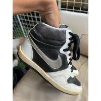 ราคา รองเท้าผ้าใบหุ้มข้อเสริมส้นงานแบรนด์มือ2(37) (42273202773)