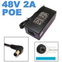 ราคา DC 48V 2A POE Power Supply Adapter Charger 48 V Volt For CCTV Security Surveillance NVR POE Injector Ethernet IP Camera. (13894119411)