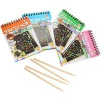 ราคา scratch note สมุดวาดภาพสีรุ้ง (23049398855)