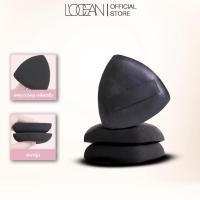 ราคา L'OCEAN Triangle Loose Powder Cotton Puff พร้อมกล่อง สีดำ (44008562380)