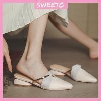 ราคา รองเท้าสำหรับผู้หญิง แฟชั่นกลางแจ้ง ส้นเตี้ย หัวแหลม (44950675088)