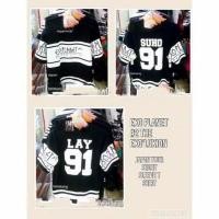 ราคา เสื้อยืดแขน EXO Planet 2 3/4 The EXOluxion SuHo Lay BaekHyun SeHun (6379453529)