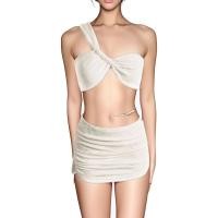 ราคา bikini บิกินี่ บิกินี่ชุดว่ายน้ำ ชุดว่ายน้ำวันพีช ชุดว่ายน้ำผู้หญิง สีทึบ สามชิ้น ดีไซน์สายไขว้ ในสไตล์ยุโรป-อเมริกัน (58001558759)