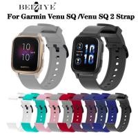 ราคา beiziye สายนาฬิกาข้อมือ ซิลิโคน สำหรับ Garmin Venu Sq Garmin venu sq 2 /music สมาร์ทวอทช์ Garmin Venu SQ/SQ 2 นาฬิกาสมาร์ท สายรัดซิลิโคน สายเปลี่ยน (9077541552)