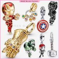ราคา จี้อัญมณี Avengers Marvel Thor hammer beauty shield infinity gloves Panther Iron Man Hulk Black Widow สําหรับสร้อยข้อมือ DIY (23873099925)