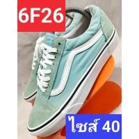 ราคา รองเท้ามือ2 แบรนด์แท้ ไซส์ 40 ใส่เที่ยว ซักสะอาดพร้อมใส่ พื้นเดิม พร้อมส่ง6F26ผ้าใบvan #เจ้แดง (44750544357)