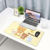 ราคา Rilakkuma แผ่นรองเมาส์พิมพ์ลายขนาดใหญ่ 40x75 ซม. แผ่นรองแป้นพิมพ์คอมพิวเตอร์ฐานยางกันลื่น (25539697424)