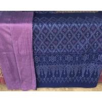 ราคา ผ้าชุดซีกวงย้อมครามธรรมชาติหมี่ขอตัดแก้โอบ (16963621899)