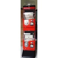 ราคา ตู้กาชาปอง ตู้หมุนไข่ ตู้ไข่หมุน หยอดเหรียญ 2ชั้น แถมฟรีสติ๊กเกอร์แถมไข่20ใบ (23656628522)