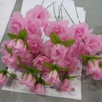ราคา ดอกกุหลาบสีชมพูพาสเทล ตูม+บาน 1ช่อ 5ดอก ดอกกุหลาบช่อสีชมพู (15334391071)
