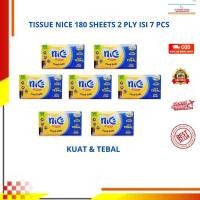 ราคา [SAVE PACKAGE CONTAINS 7] กระดาษเช็ดหน้า Nice 180 แผ่น x 2 ชั้น NICE กระดาษเช็ดหน้า บรรจุ 7 ชิ้น 180 แผ่น x 2 ชั้น (27931100143)