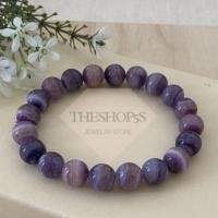 ราคา เพอเพิลฟลูออไรท์ ขนาด 10.8 มิล สีม่วงสวยชั้นหินเป็นริ้ว (15529944568)