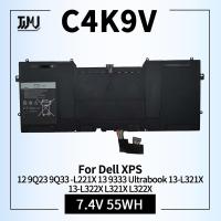 ราคา C4K9V 55Wh Laptop Battery for Dell XPS 12 9Q33 -L221X 13 9333 Ultrabook 13 XPS13 13-L321X 13-L322X L321X L322X 3H76R 489 (28230977108)