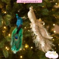 ราคา LANFYGOODS คริสต์มาสนกยูงตกแต่ง,ขนนกที่สมจริงโฟมจําลองนกยูง,ส่องแสงการ์ตูนงานฝีมือ DIY ตุ๊กตานกยูงของเล่นบ้าน 2026 ปีของขวัญ (53451528902)