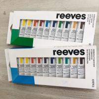 ราคา ชุดสีน้ำ ชุดสีอคิริค รีฟ reeves 12 สี 10 ML. (3634923916)