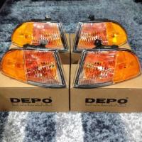 ราคา ไฟมุมส้มล้วน ไฟมุมครึ่งส้ม ไฟหน้าโคมเพชรดำ (1601677898)