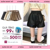 ราคา กางเกงขาสั้นหนังเทียมผู้หญิงสไตล์เกาหลีบุคลิกภาพกระโปรงเอวสูงหนังคุณภาพสูง ม86 (27508044990)