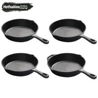 ราคา กระทะเหล็กหล่อ กระทะเหล็กหล่อ Nonstick เหล็กหล่อหม้อ Skillet มินิสเต็กแบนกระทะทําอาหาร (24538465854)