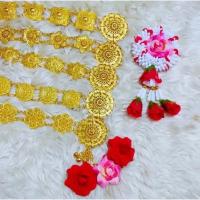 ราคา เข็มขัด+สังวาล+เข็มกลัด แบบทอง ชุดไทยเด็กผู้หญิง (12983000865)