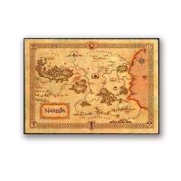 ราคา Narnia แผนที่โปสเตอร์ Chronicles Of Narnia พิมพ์สไตล์วินเทจแฟนตาซีแผนที่ Wall Art ภาพผ้าใบภาพวาด Home Room Wall Decor 23N 1107 (28882551411)