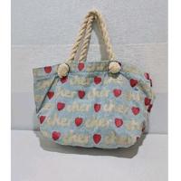 ราคา Cher!กระเป๋าถือผ้ายีนส์แบรนด์ญี่ปุ่นน่ารักสายเชือก (22702105284)