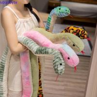 ราคา SOLARBYTE งูตุ๊กตาของเล่น,ตุ๊กตาสัตว์ Sticking ลิ้น Boa ตุ๊กตาตุ๊กตา, House Holiday Fluffy สีสัน 120/180 ซม. Boa งูตุ๊กตาของเล่นของขวัญวันเกิด (44276002697)