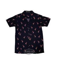 ราคา เสื้อเชิ้ตฮาวาย ผ้านิ่ม ลายฟามิงโก้(มือ2) (3160986036)