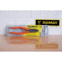 ราคา คีมปากจิ้งจก ปากจระเข้ หนา 7" ด้ามส้ม TOPMAN (11188346297)