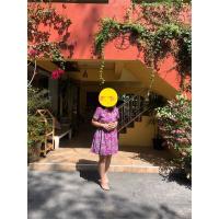 ราคา เดรสลายดอก เดรสสีม่วงลายดอก เดรสสั้น (21758395663)