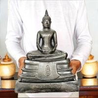 ราคา NMT8 หลวงพ่อพระพุทธโสธร เนื้อเรซิ่นสีปัดเงินเก่า หน้าตัก5นิ้ว เป็นพระพุทธรูปคู่บ้านคู่เมืองศักดิ์สิทธิ์ (21882601879)
