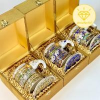 ราคา แก้วมัคเบญจรงค์ลายเบญจรงค์ หูจับช้าง สีนูน งานฝีมือไทย ของขวัญปีใหม่ ของรับไหว้ ที่ระลึกเกษียณอายุ (24956616118)